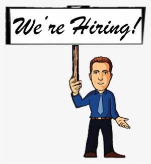 Below Are The Positions We Have Available - We Are Hiring Cartoon Png #1549178