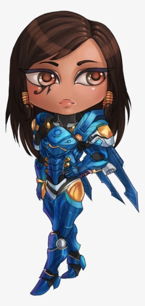 Overwatch Fictional Character - Pharah Chibi #1549657