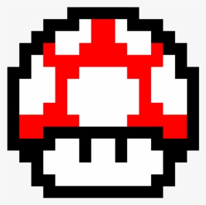Super Mario Red Mushroom Pixel By Komankk-d72gwo0 - Mario Mushroom Pixel #1549686