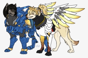 Pharah And Mercy - Mercy Overwatch As A Dog #1549764