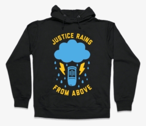 Justice Rains From Above Hooded Sweatshirt - My Hero Academia Clothing #1550035