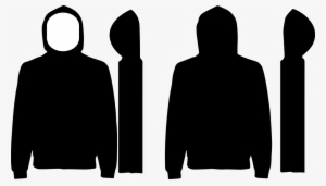 Free Hoodie Mock Up Vector-clean - Black Hoodie Design Template #1550640