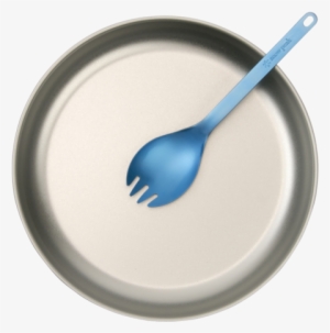 Snow Peak Titanium Spork, Blue - Spoon #1551351