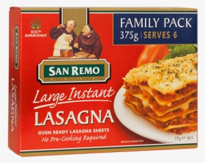 San Remo Instant Lasagna #1552256