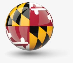 Illustration Of Flag Of<br /> Maryland - Maryland Flag Sphere #1552276
