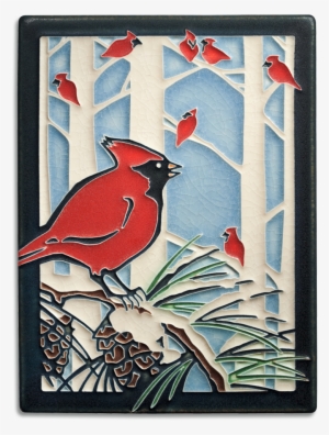 Winter Cardinals - Motawi Tiles #1552744