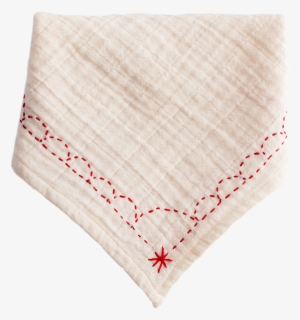 Cherry Red Organic Bandana Bib - Organic Bandana Bib #1552978