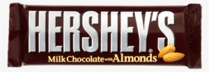 Buy Hershey Milk Chocolate With Almonds At Moo Lolly - Hershey Chocolate Bar #1553296