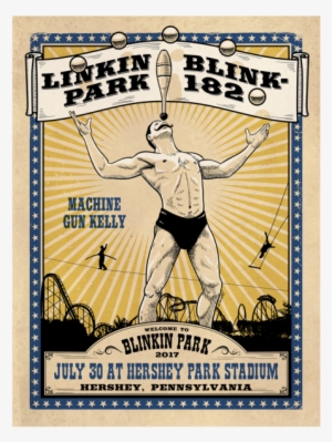 Blinkin Hershey Park Show Poster - Blinkin Park #1553615