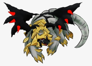 Png Black And White Stock Giratina Transparent Mega - Mega Giratina Fan Art #1553679