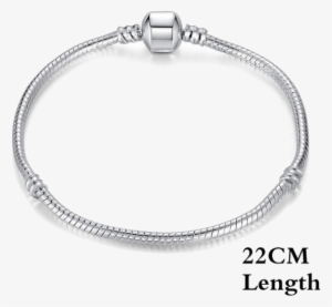 Pandora Compatible Silver Plated Snake Chain #1554220