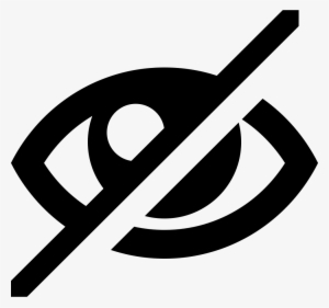 Png File Svg - Crossed Eye Icon Png #1554223