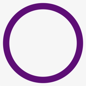 Circle Transparent Purple - Clave De Sol #1554862