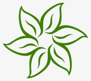 Flor3 - Flower Vector Green Png #1555666