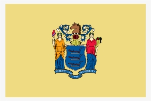 Download Svg Download Png - New Jersey State Flag Coloring Page #1555695