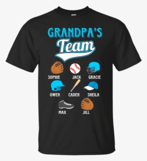 Personalized Grandpa's Baseball Team T-shirt - Zero Two X Hiro #1555696