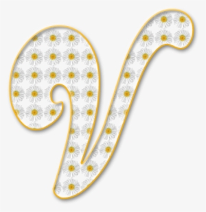 Letter V, Alphabet Letters, Abc Letra, Margaritas, - Moldede Letras Jose #1555968