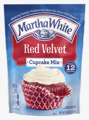 Red Velvet Cupcake Mix - Martha White Cupcake Mix, Red Velvet - 8.25 Oz #1556370