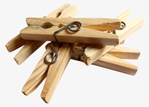 Wooden Cloth Pegs Png Transparent Image - Cloth Peg Png #1556399