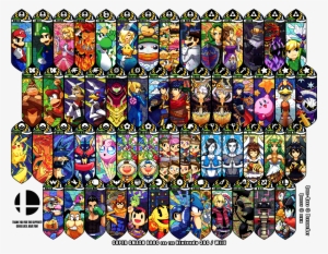 #super Smash Brothers, #video Games, #nintendo, Wallpaper - Super Smash Bros Wii U Personnages #1556972