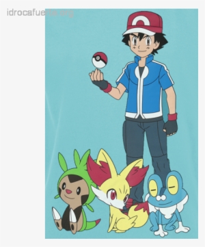 Tričko - Pokemon - Ash Ketchum - Tyrkysová - Muži #1557182