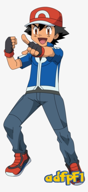 Ash (01) By Adfpf1 On Deviantart Pokemon Official, - Pokemon Ash Xy #1557208