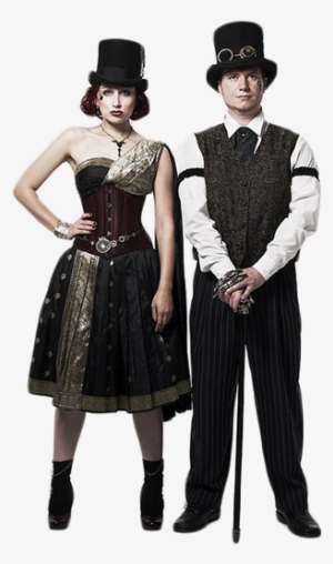 A Modern Day "nerf" Gun Repurposed Into A Neo Victorian - Steampunk Male And Female #1557408