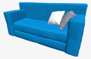 Blue Sofa - Studio Couch #1557608