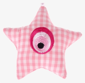 Kumaş Yıldız Pembe Nazar Boncuğu - Plush #1557889