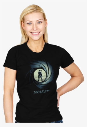 Snake, Solid Snake - Ript Apparel Hakuna Cupata - Womens Black #1557989