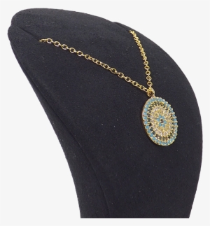 Mechant Regard Collier Chaine Pendentif Oeil Au Beurre - Necklace #1558031