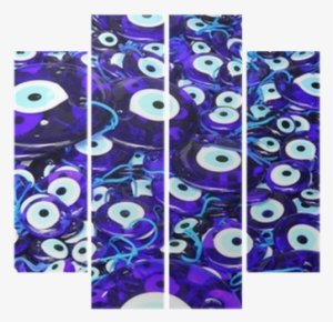 Geleneksel Türk Göz Şeklinde Muska Dört Parçalı • Pixers® - Nazar #1558202