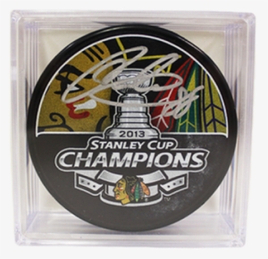 Autographed Ray Emery Puck - 2013 Stanley Cup Champs #1558205