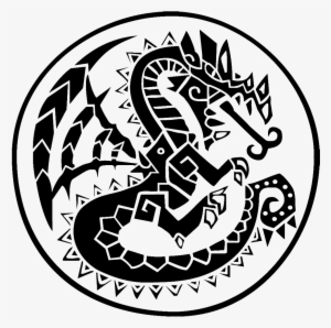 Monster Hunter Logo - Monster Hunter Cooking Black And White #1559180