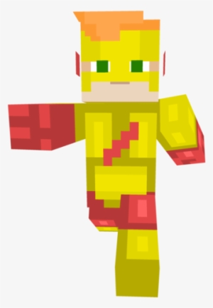 Kid Flash Minecraft Skin Picture Black And White Library - Kid Flash Minecraft Skin #1559229