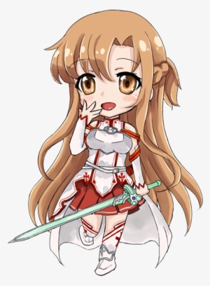 Sword Art Online, Asuna , By D-tomoyo - Sword Art Online Asuna Chibi #1560184