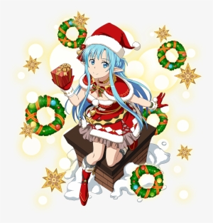 Asuna Christmas 2 ~5 Star - Asuna In Santa Hat #1560423