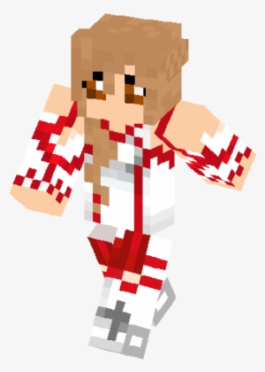 Asuna Yuuki From Sao Skin - Minecraft #1561001