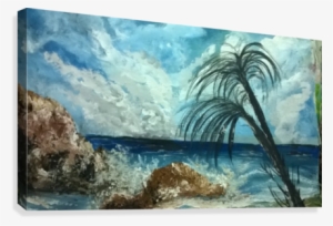 Version Island Canvas Print - Painting #1561403