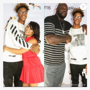Shareef O'nea Et Ses Parents, Shaquille O'neal Et Shaunie - Shareef O Neal Taille #1562605