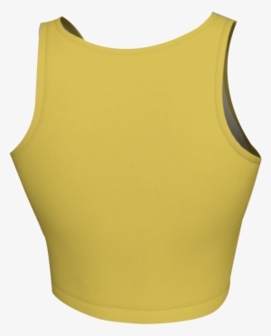 1 Yellow Crop Top Back - Crop Top #1562715