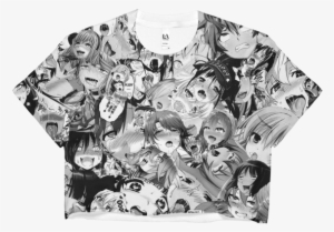 Image Of Ahegao Crop Top - Crop Top #1563186