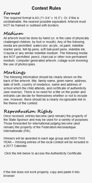 Artwork Is Contest Rules Format The Required Format - Viết Tiểu Sử Tóm Tắt Về Một Nhà Thơ #1563282