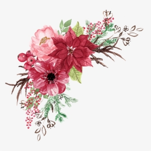 Pin Jessica Elias On Tattoos And Piercings Pinterest - Red Watercolor Flowers Png #1563574