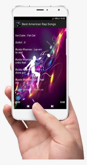 Best American Rap Songs For Android - Mano Con Telefono Png #1564296