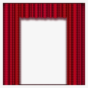 Red Curtain Frame - Curtain #1564375