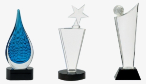 Glass Awards - Blank Glass Trophy Png #1564918