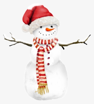 Transparent Belt Hat Free Buckle Snowman Png - Снеговик Пнг #1565608