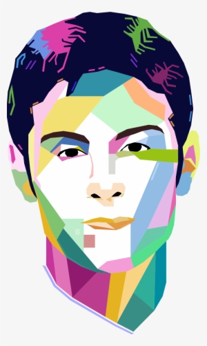 Concentration - Portrait Made Out Of Shapes #1565650