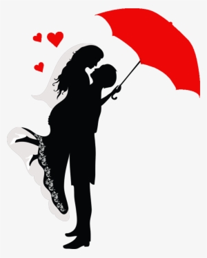 Couple Silhouette Clip Art Hugging Transprent Png #1566148